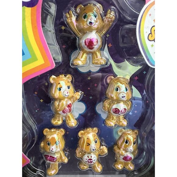 New Care Bears Gold & Ruby Edition Special Collector Set ~ 6 Super Shiny Bears - Picture 3 of 4